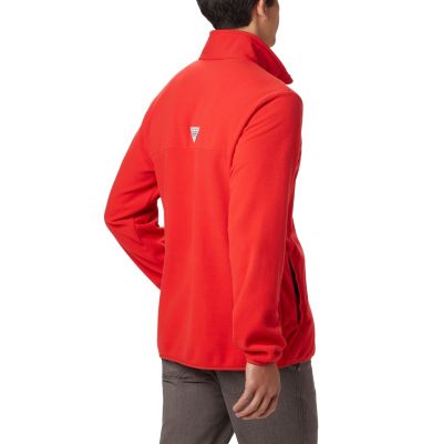 Men's Harborside&trade; II Fleece Pullover M Harborside&trade; II Fleece PO | 010 | L, Red Spark, back