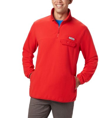 Men's Harborside&trade; II Fleece Pullover M Harborside&trade; II Fleece PO | 010 | L, Red Spark, front