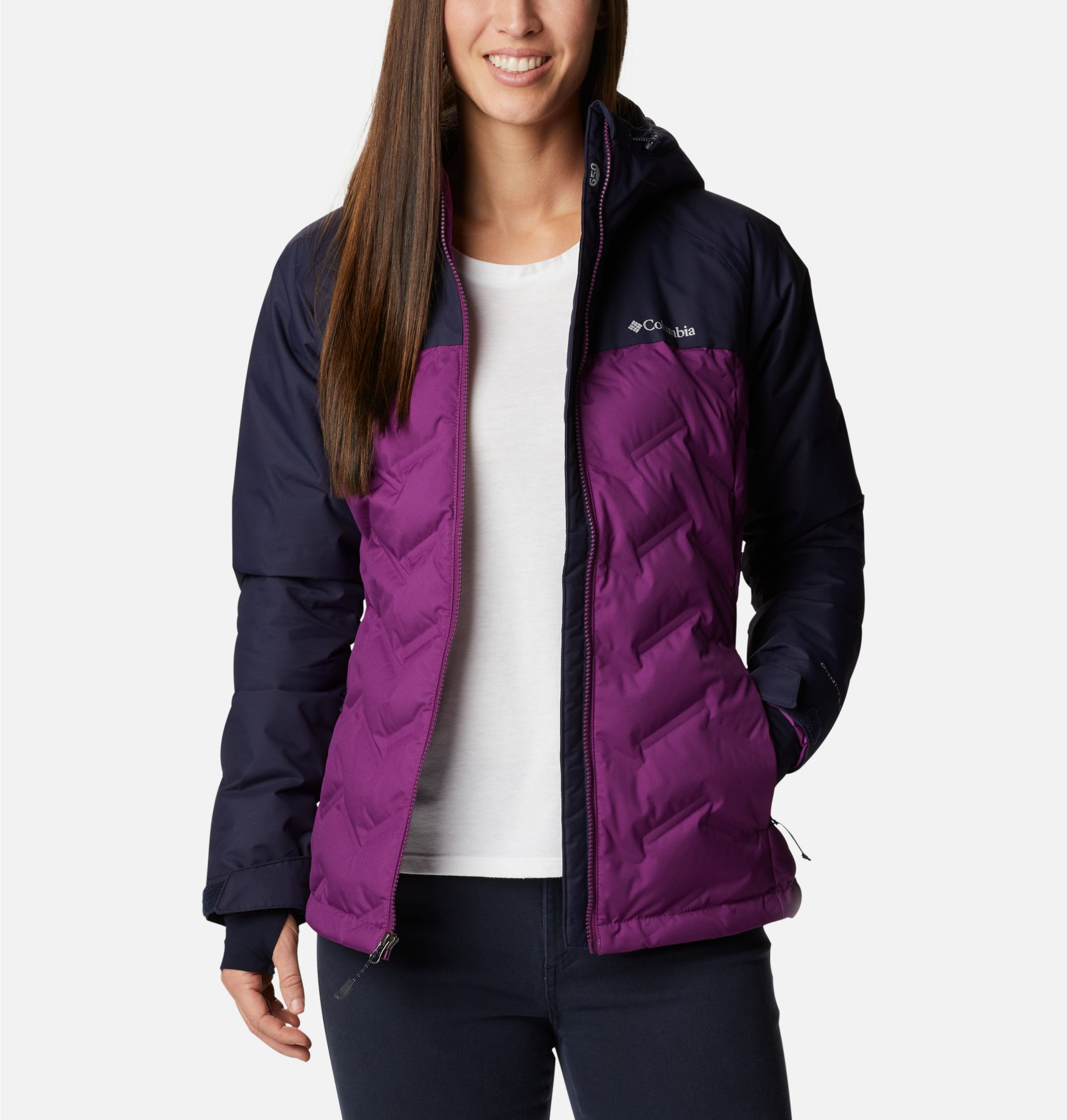 Jaqueta Down Columbia Feminina Grand Trek II Omni-Heat Infinity - Tchê  Inverno