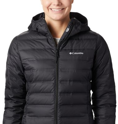 columbia women's plus size lake 22 down hooded jacket