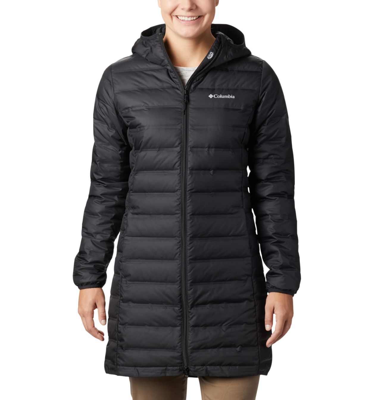Women's Lake 22™ Down Long Hooded Jacket 1