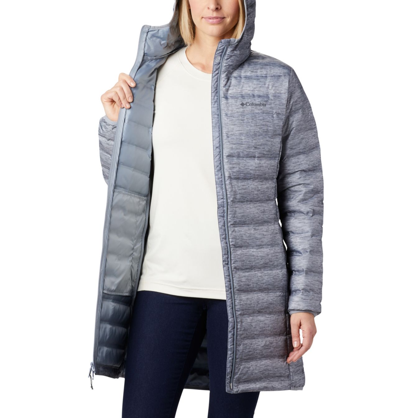 Women's Lake 22™ Down Long Hooded Jacket 5