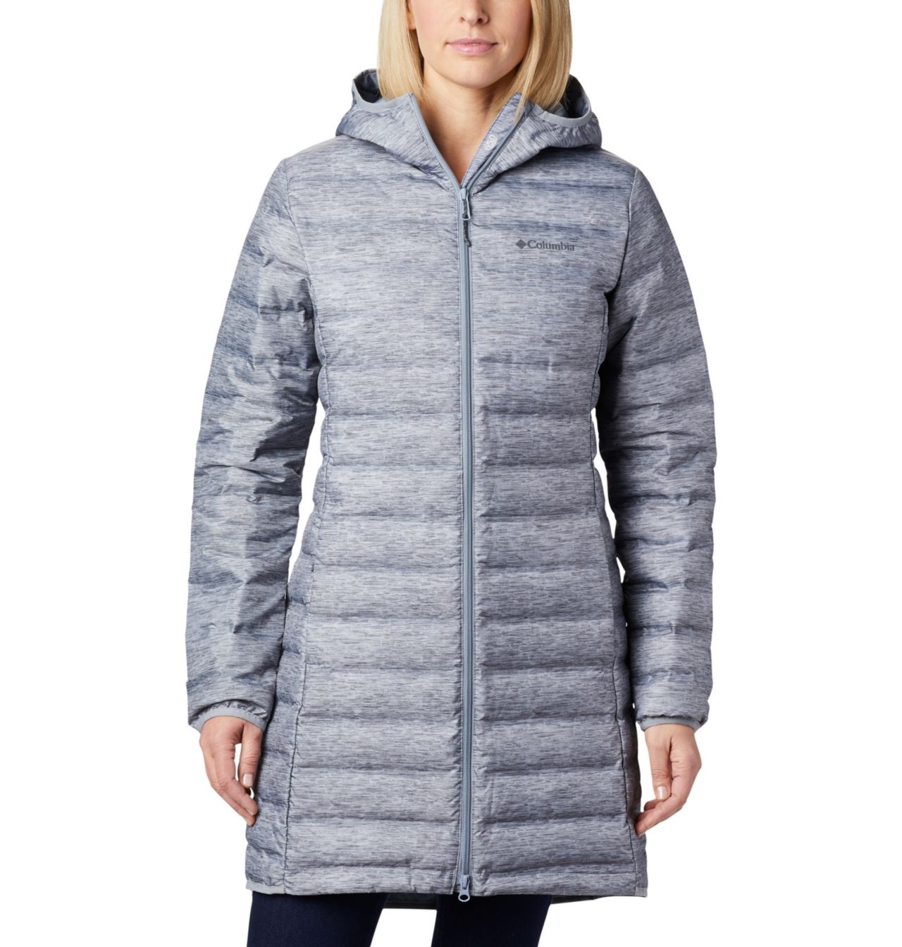 Women's Lake 22™ Down Long Hooded Jacket 1