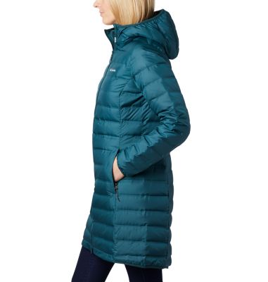 columbia women's lake 22 long hooded jacket