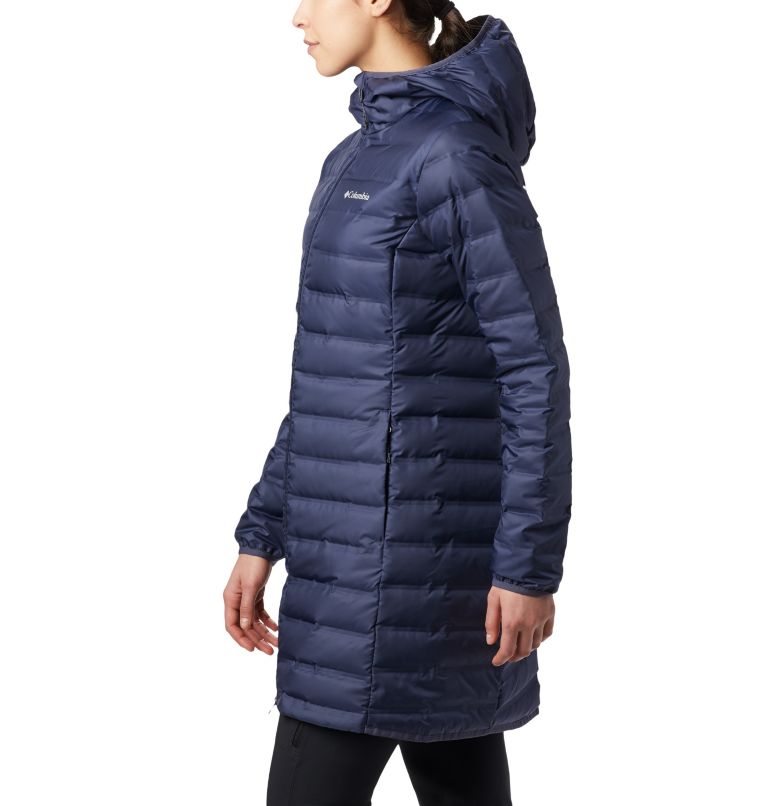 Thumbnail: Women's Lake 22 Down Long Hooded Jacket, Color: Nocturnal, image 4