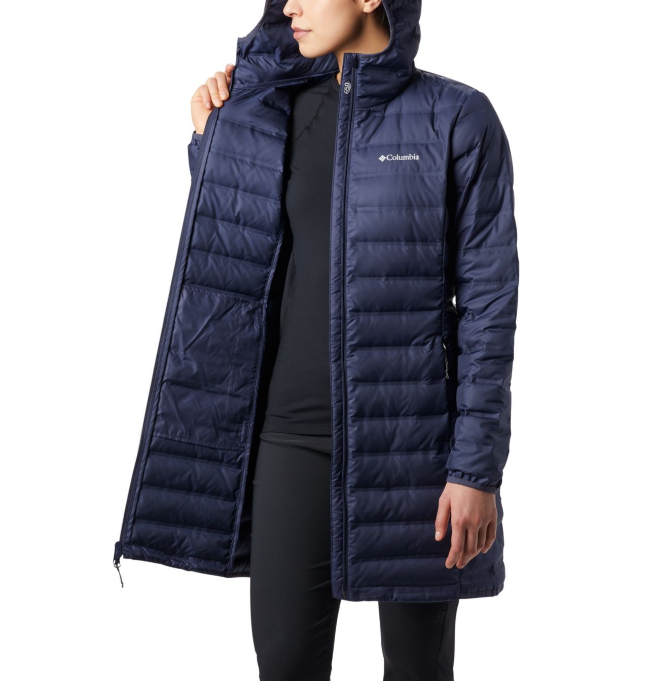 Women's Lake 22™ Down Long Hooded Jacket 6