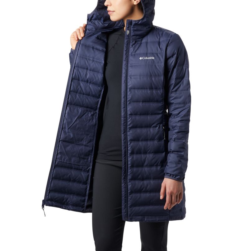Thumbnail: Women's Lake 22 Down Long Hooded Jacket, Color: Nocturnal, image 6