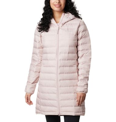 lake 22 long hooded down jacket