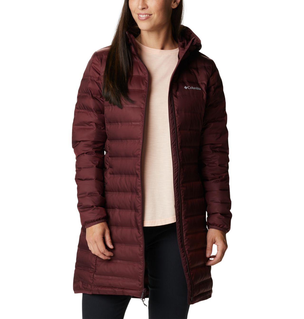 Women's Lake 22™ Down Long Hooded Jacket 6