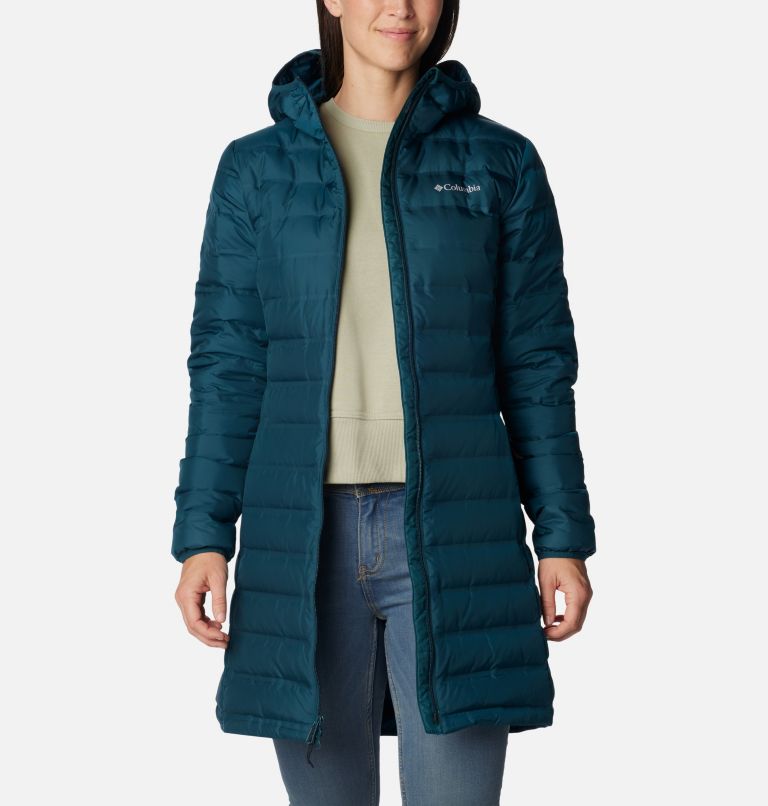 Women s Lake 22 Down Long Hooded Jacket