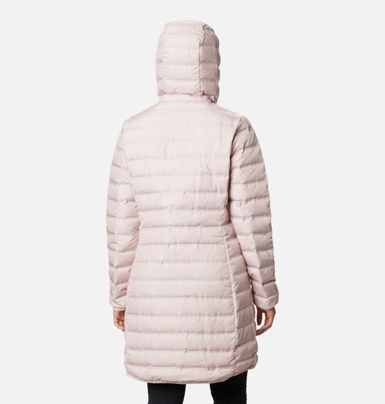 Lake 22 Down Long Hooded Jacket | 618 | M, Color: Mineral Pink, image 2