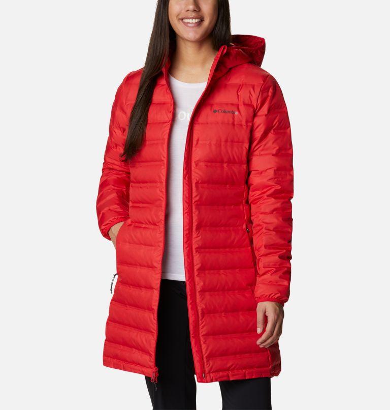 Columbia women's lake 22 2025 down long hooded jacket