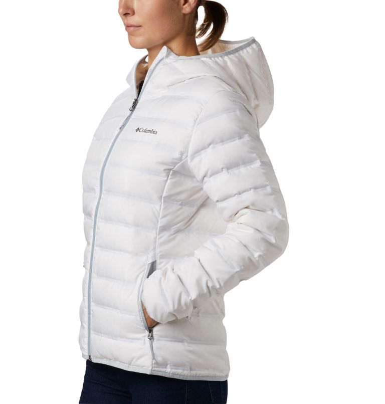Lake 22 Down Hooded Jacket, Color: White, image 3