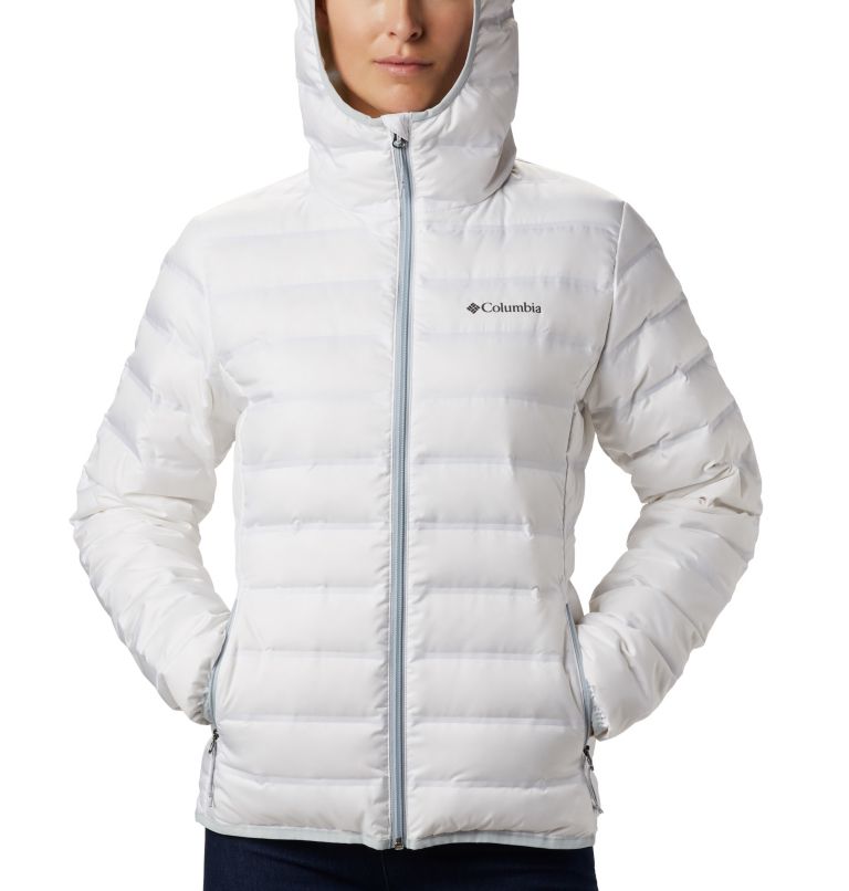 Lake 22 Down Hooded Jacket, Color: White, image 4