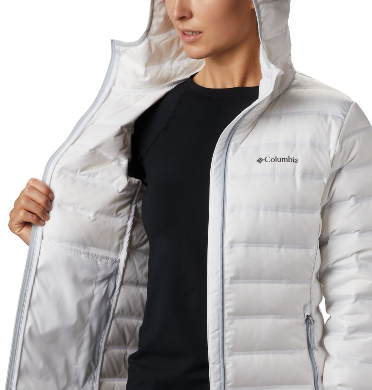 Lake 22 Down Hooded Jacket, Color: White, image 5