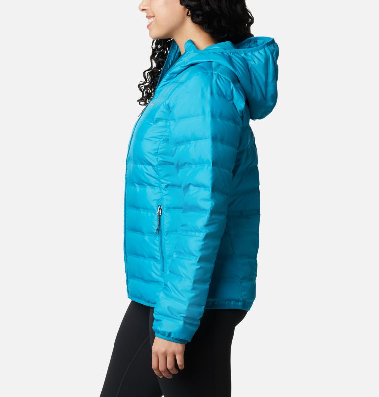 Lake 22 Down Hooded Jacket, Color: Fjord Blue, image 3