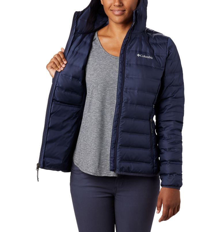 Thumbnail: Women's Lake 22 Down Hooded Jacket, Color: Nocturnal, image 4