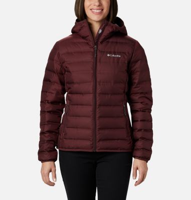 columbia women's lake 22 down hooded jacket