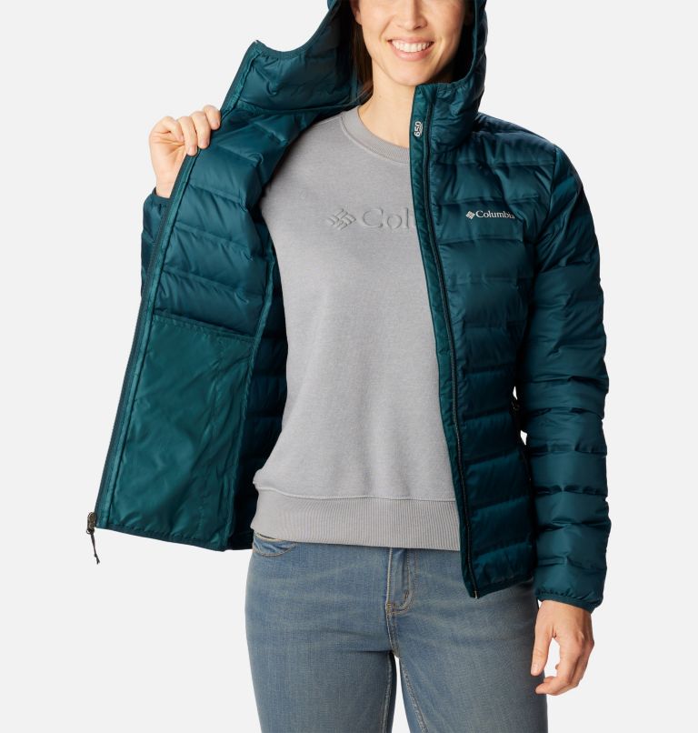 Columbia women's lake clearance 22 reversible hooded jacket