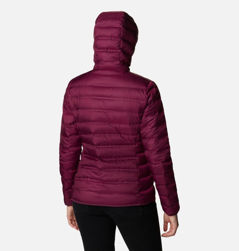 Women's Lake 22 Down Hooded Jacket - 2023 COLLECTION, Color: Marionberry, image 2