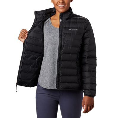 columbia black down jacket