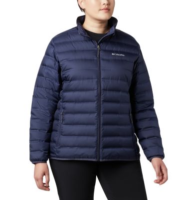 columbia women's plus size lake 22 down hooded jacket