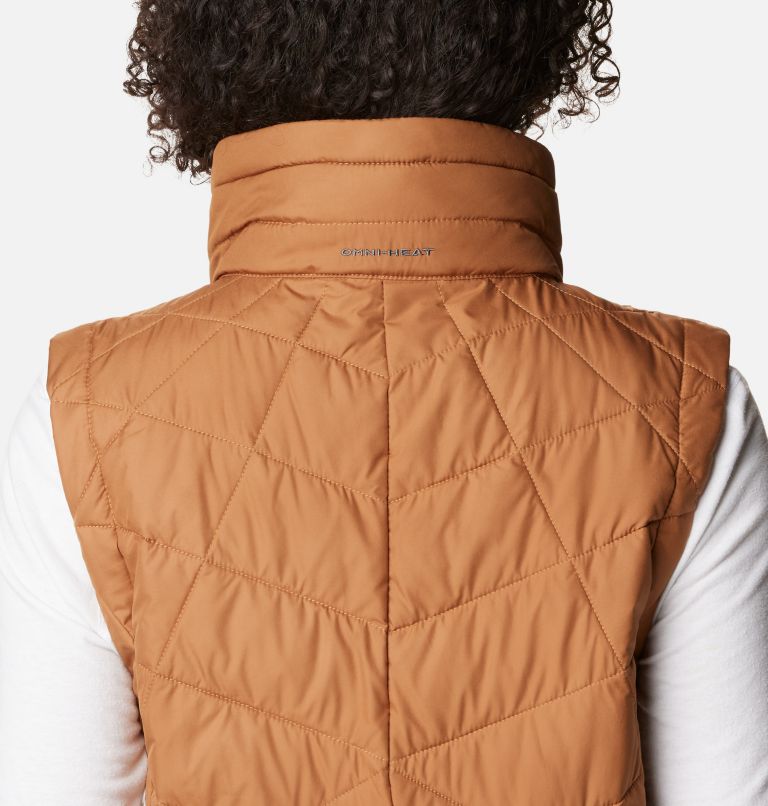 Women's Heavenly Long Vest, Color: Camel Brown, image 7