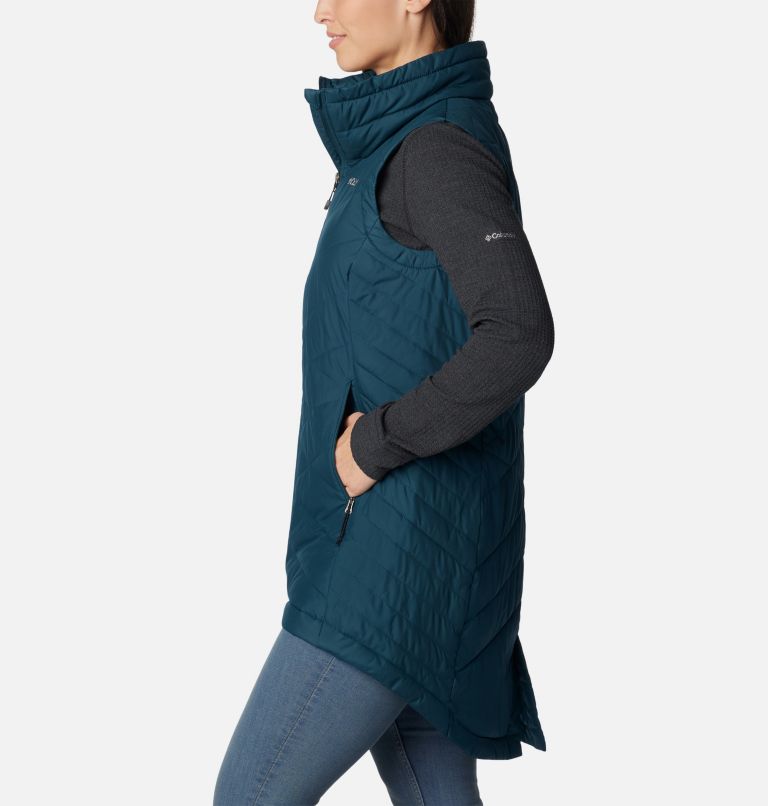 Columbia heavenly long discount vest plus size