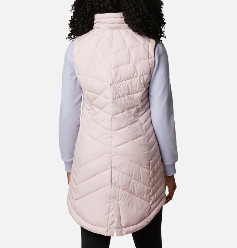 Women's Heavenly Long Vest, Color: Mineral Pink, image 2