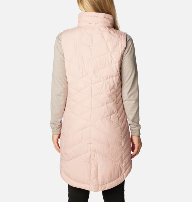 Women's Heavenly Long Vest, Color: Dusty Pink, image 2