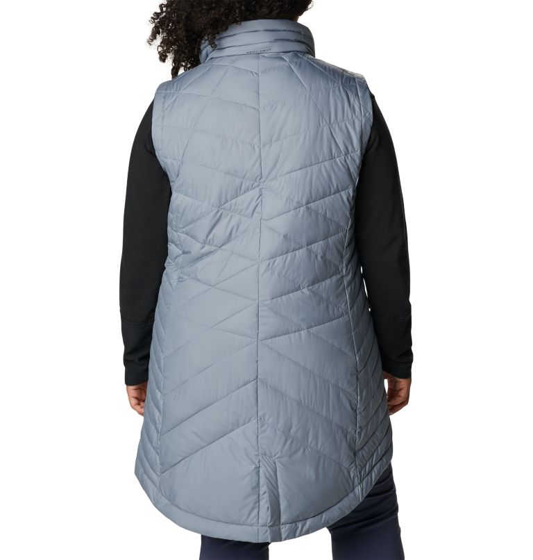 Women's Heavenly Long Vest - Plus Size, Color: Tradewinds Grey, image 2