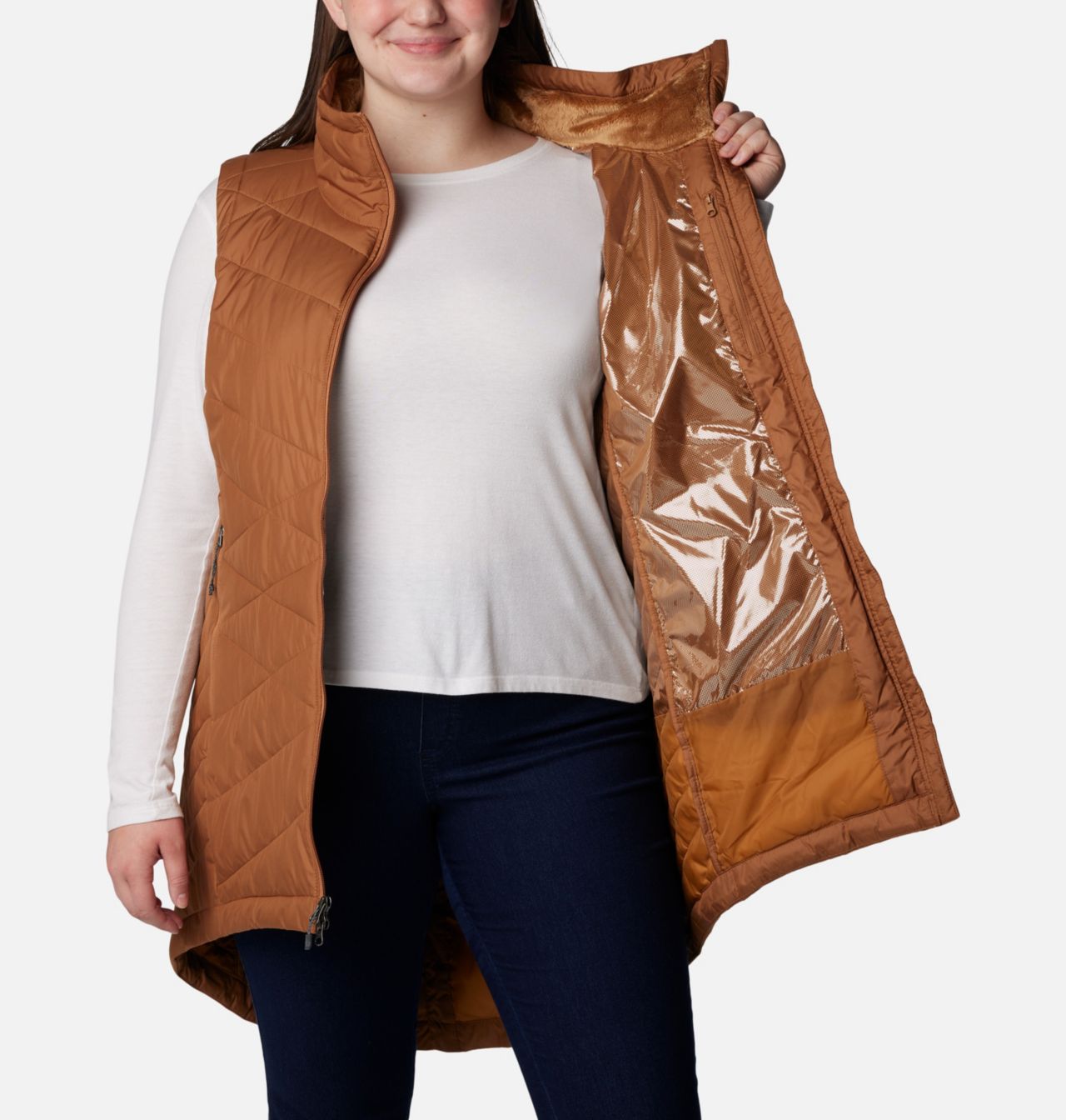 Women's Heavenly™ Long Vest - Plus Size 5