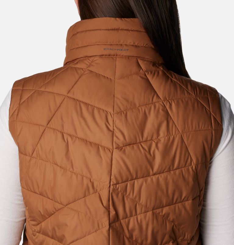 Columbia Heavenly Plus Size Long Vest - Women's 3X Camel Brown