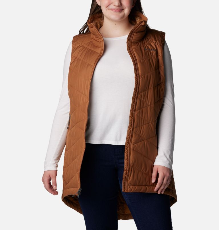 Plus Size Long Puffer Vest Canada