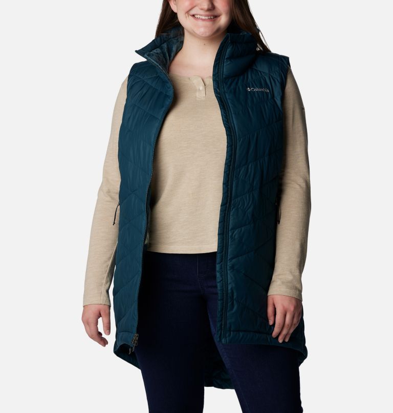 Heavenly Long Vest | 414 | 3X, Color: Night Wave, image 8