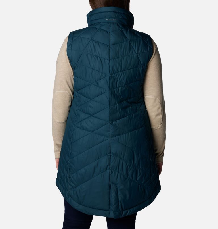 Heavenly Long Vest | 414 | 3X, Color: Night Wave, image 2