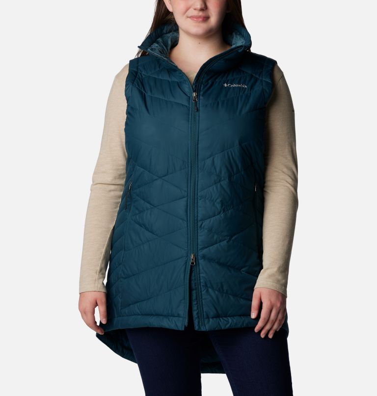 Waves Of Warmth - Sleeveless Zip-Up Fleece Vest for Women