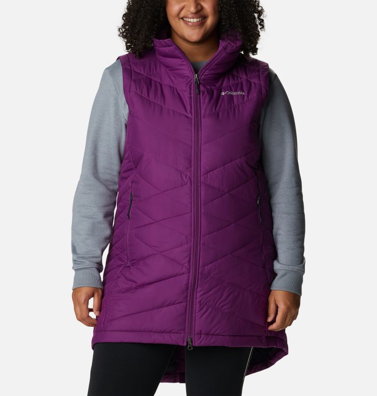 Heavenly Long Vest | 575 | 2X, Color: Plum, image 7