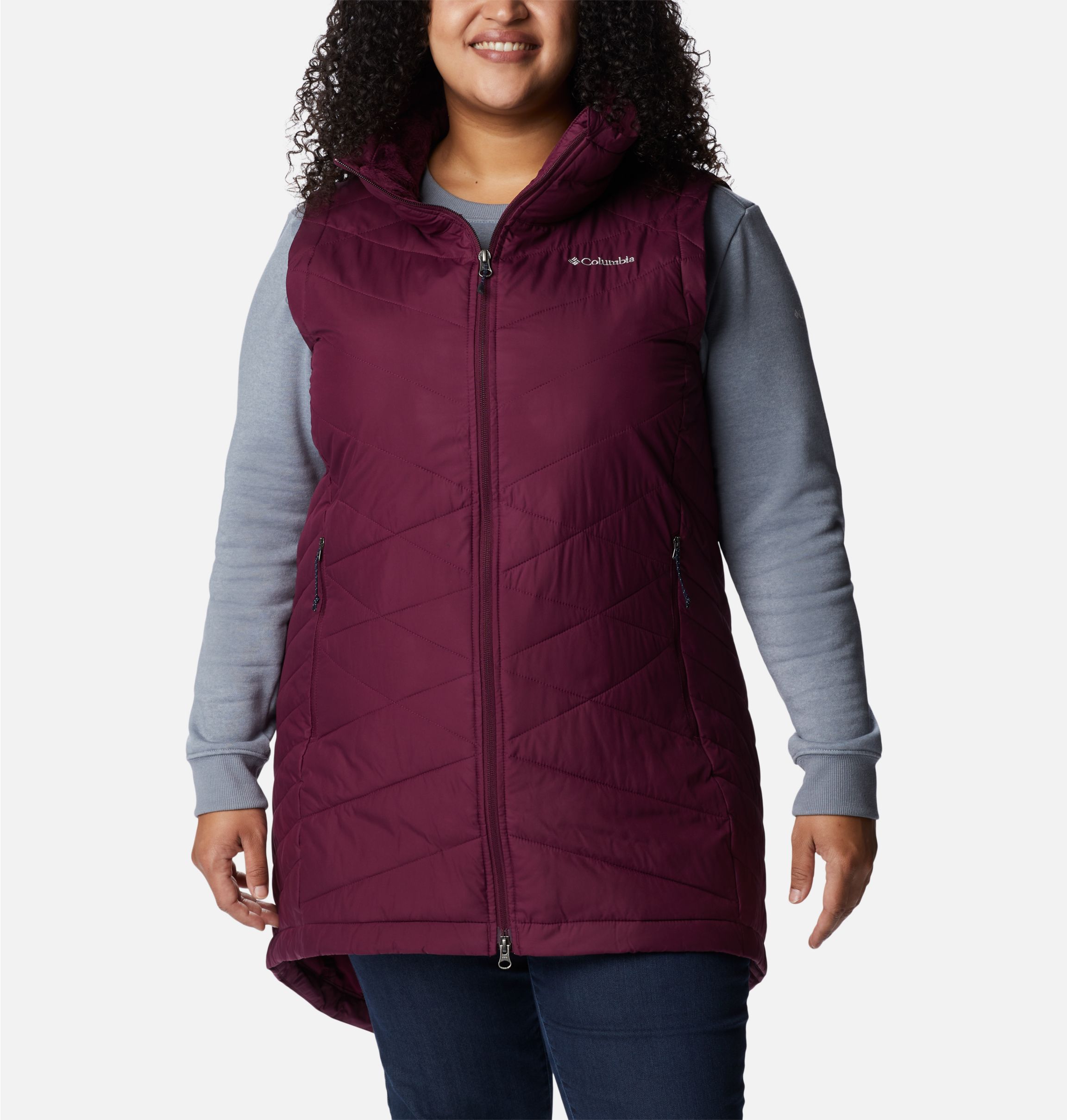 Women's Heavenly™ Long Vest - Plus Size | Columbia Sportswear