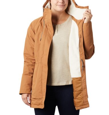 columbia rain to fame sherpa lined jacket