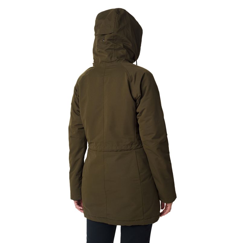 Olive green sherpa outlet lined parka