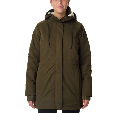 Women's South Canyon Sherpa Lined Jacket South Canyon&trade; Sherpa Lined Jac | 224 | L, Olive Green, front