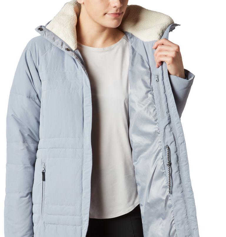 Ruby Falls Down Long Jacket | 032 | S, Color: Tradewinds Grey, image 5