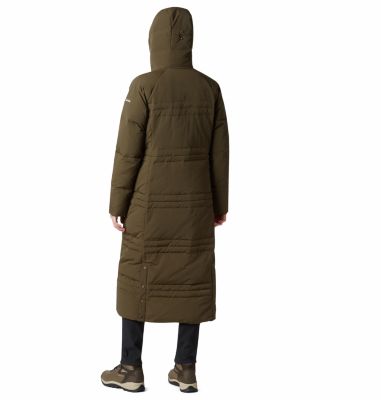 Women's Ruby Falls Down Long Jacket Ruby Falls&trade; Down Long Jacket | 319 | XS, Olive Green, back