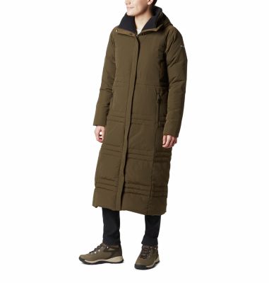 Women's Ruby Falls Down Long Jacket Ruby Falls&trade; Down Long Jacket | 319 | XS, Olive Green, front