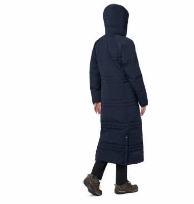 womens columbia long puffer coat