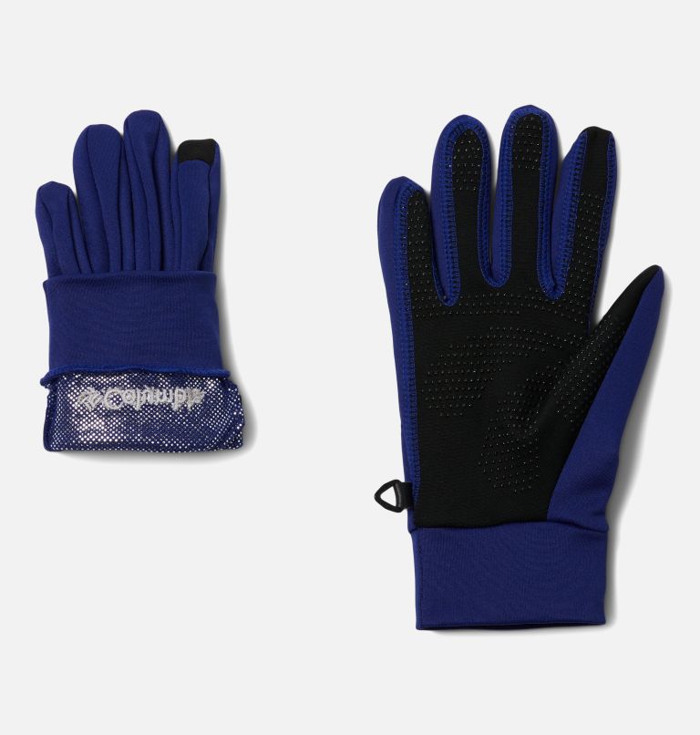 Women's Trail Summit Running Gloves, Color: Dark Sapphire, image 2