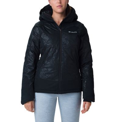 Women's Veloca Vixen Ski Jacket Veloca Vixen&trade; Jacket | 658 | M, Black Slopes Emboss, front