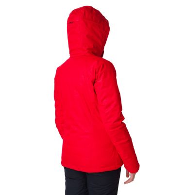 Women's Veloca Vixen Ski Jacket Veloca Vixen&trade; Jacket | 658 | M, Red Lily Slopes Emboss, back