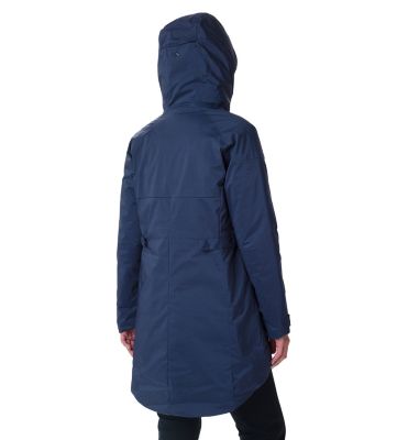 Autumn Rise Trenchcoat f&uuml;r Damen Autumn Rise&trade; Trench Jacket | 466 | S, Nocturnal Heather, back